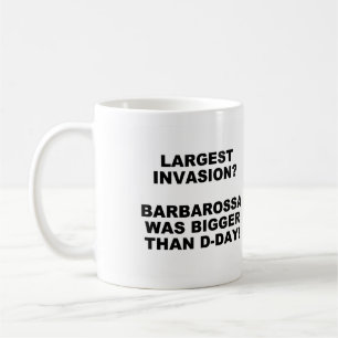 D-Day Largest Invasion Mug