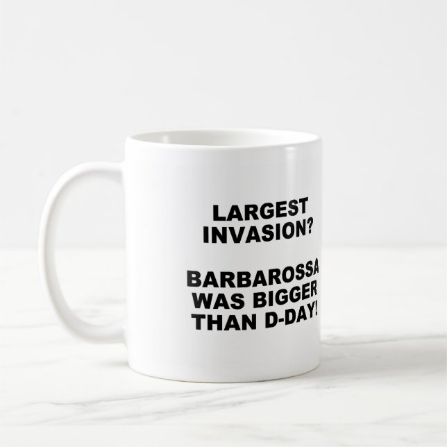 D-Day Largest Invasion Mug (Left)