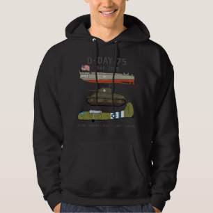 D-Day Normandy Landings WW2 75th Anniversary T  Gi Hoodie