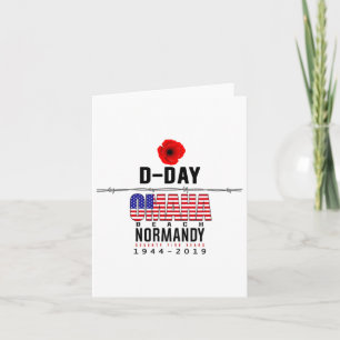 D Day Omaha Beach Anniversary  Card