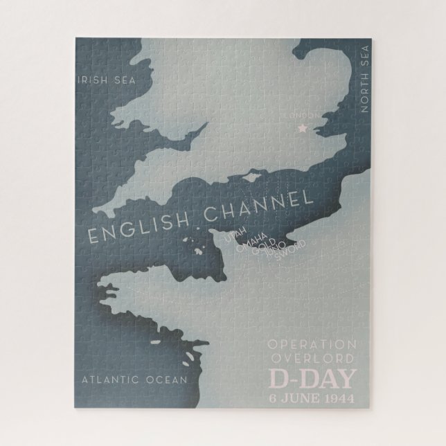 D-Day Operation overlord Military poster. Jigsaw Puzzle (Vertical)