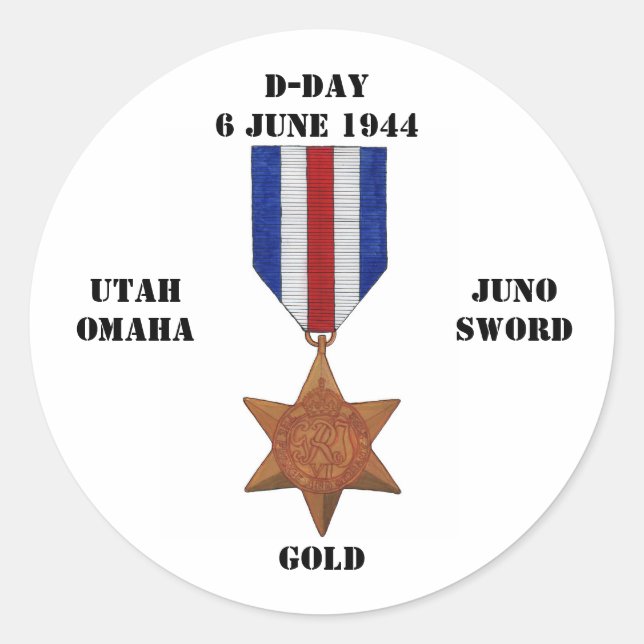 D-Day Sticker (Front)