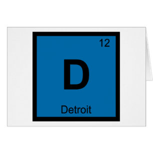 D - Detroit Michigan City Chemistry Periodic Table