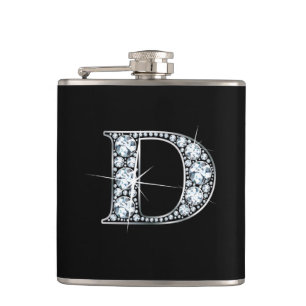 D "Diamond Bling" Flask