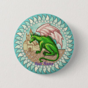 D Dragon pin button