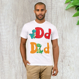 D For Dinosaur Mens T-Shirt
