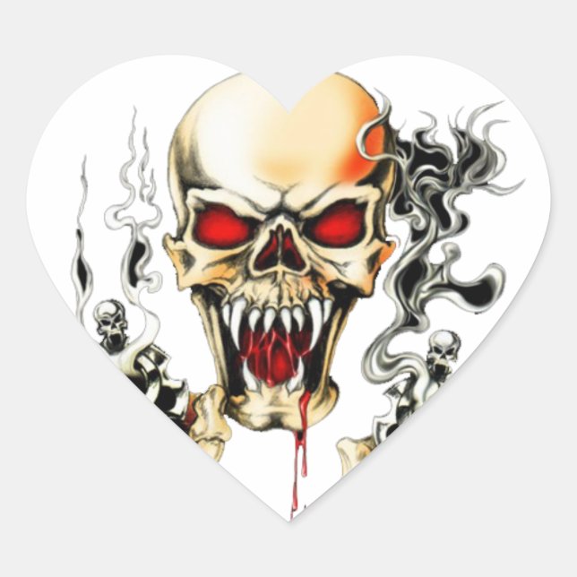 D.I.L.L.I.G.A.F. HEART STICKER (Front)