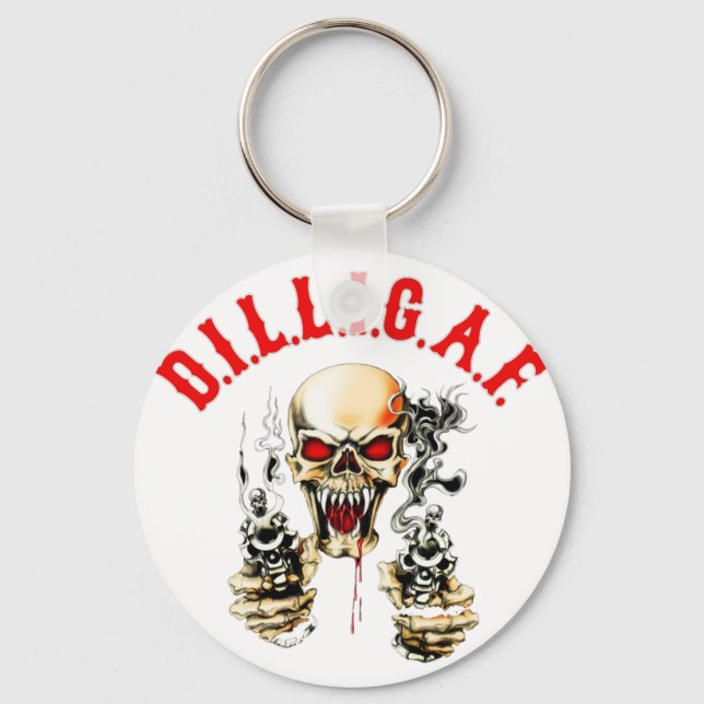 D.I.L.L.I.G.A.F. KEY RING (Front)