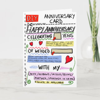 D.I.Y. Anniversary Card