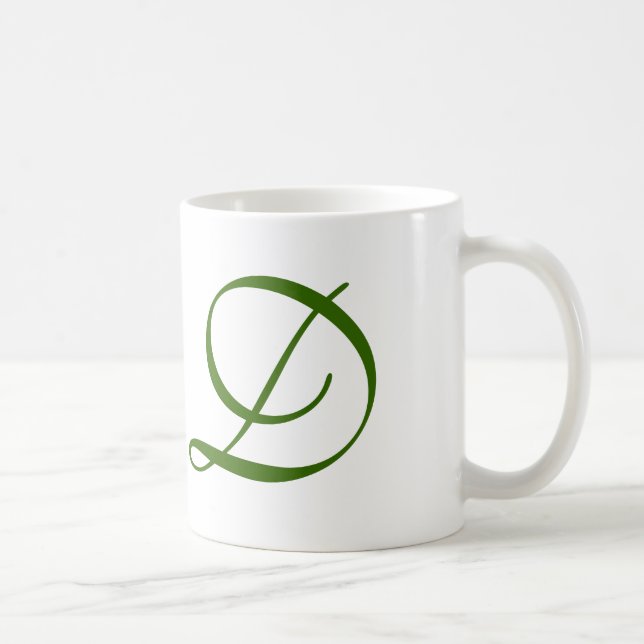 D initial mug (Right)