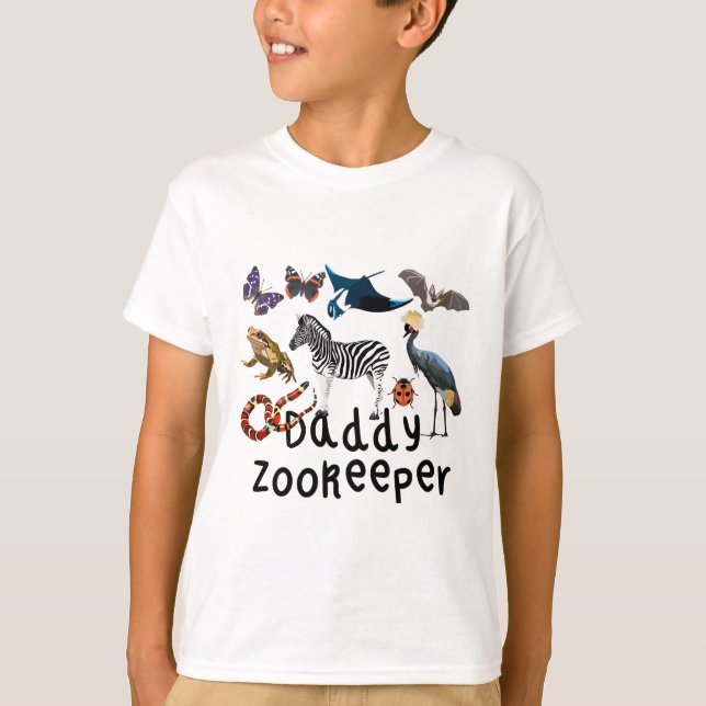 D is for Daddy Zookeeper T-Shirt (Front)