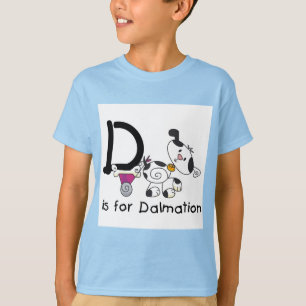 D is for Dalmation T-shirts and Gifts