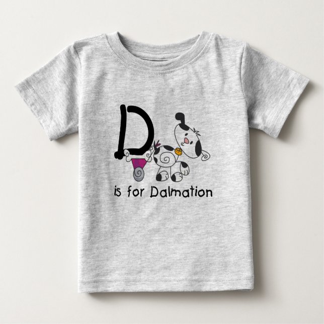 D is for Dalmation T-shirts and Gifts (Front)