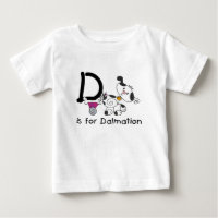 D is for Dalmation T-shirts and Gifts