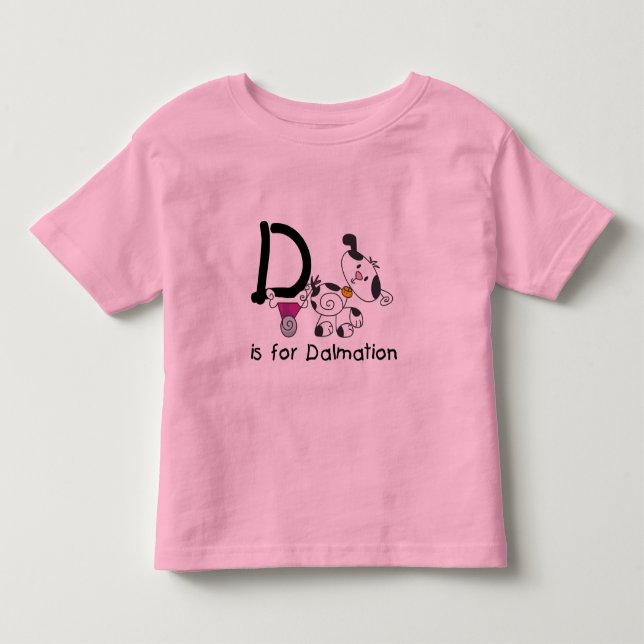 D is for Dalmation T-shirts and Gifts (Front)