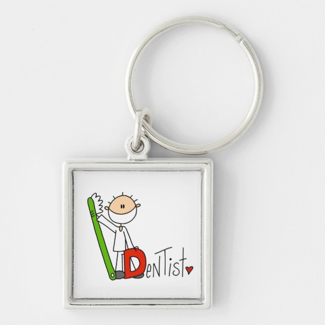 D is for Dentist Key Ring (Front)