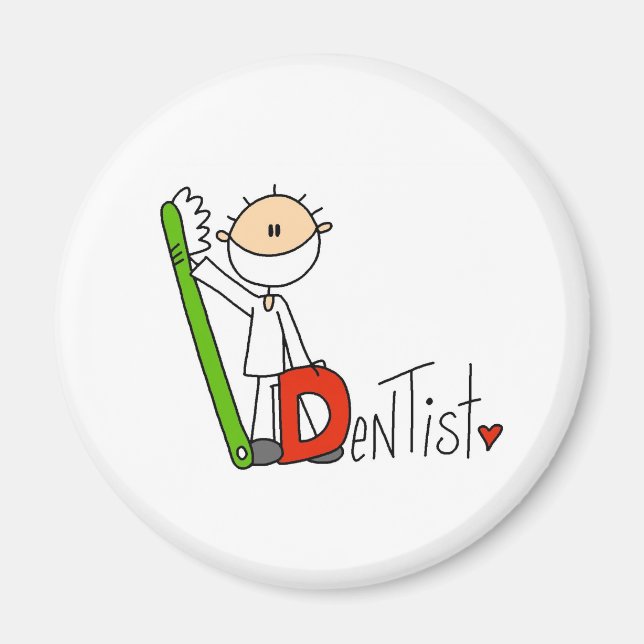 D is for Dentist Magnet (Front)