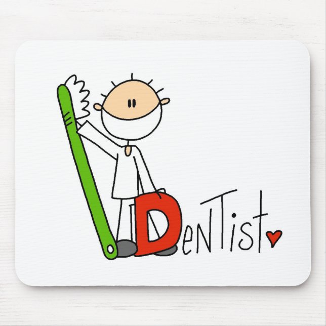 D is for Dentist Mouse Pad (Front)