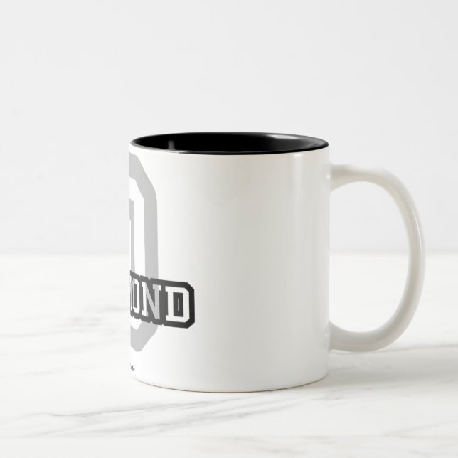 D is for Desmond Two-Tone Coffee Mug (Right)