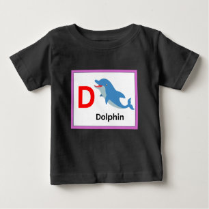 D is for Dolphin Baby T-Shirt