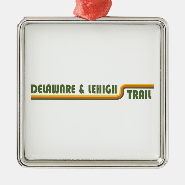 D&L Trail Pennsylvania Metal Ornament (Front)