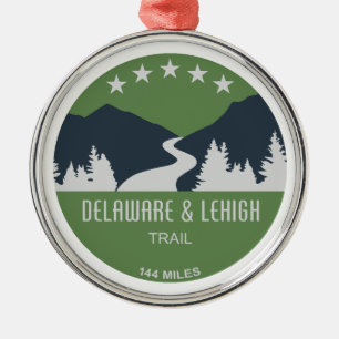 D&L Trail Pennsylvania Metal Ornament