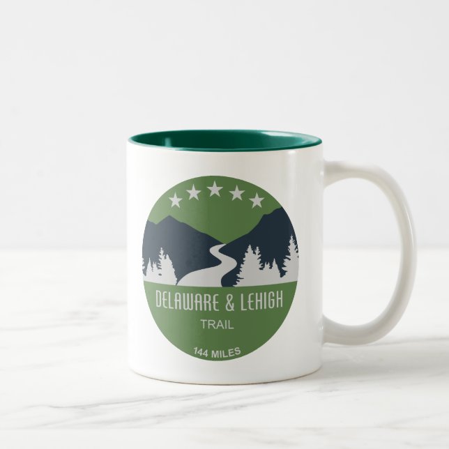 D&L Trail Pennsylvania Two-Tone Coffee Mug (Right)