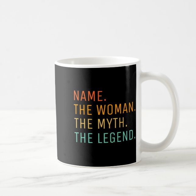 D Name The Woman The Myth The Legend  Coffee Mug (Right)