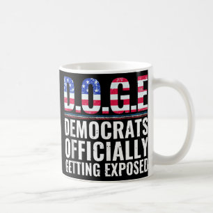 D.o.g.e Democrats Officially Getting Exposed Tank Coffee Mug