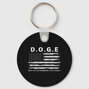 D.o.g.e. Department Of Government Efficiency Funny Key Ring
