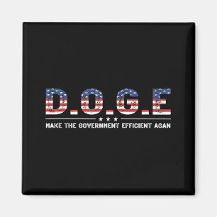 D.o.g.e. Department Of Government Efficiency Funny Magnet