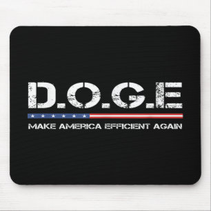 D.o.g.e. Department Of Government Efficiency Funny Mouse Pad
