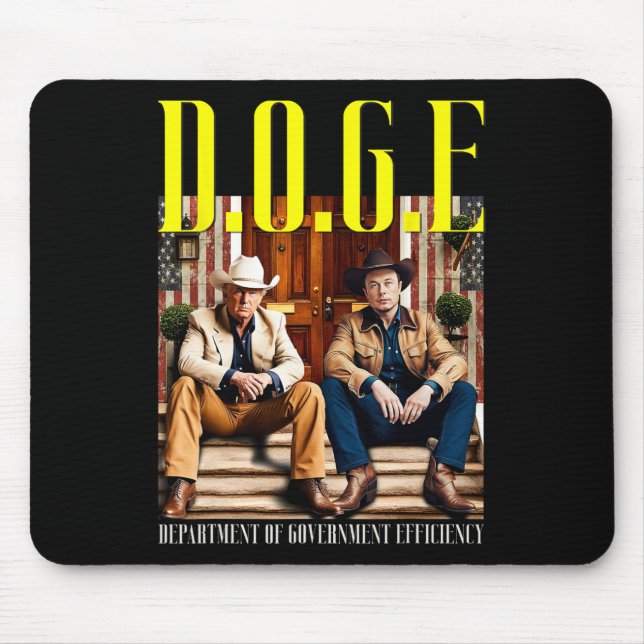 D.o.g.e. Department Of Government Efficiency Tee D Mouse Pad (Front)