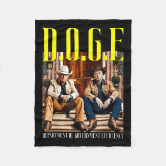 D.o.g.e. Department Of Government Efficiency Tee Fleece Blanket