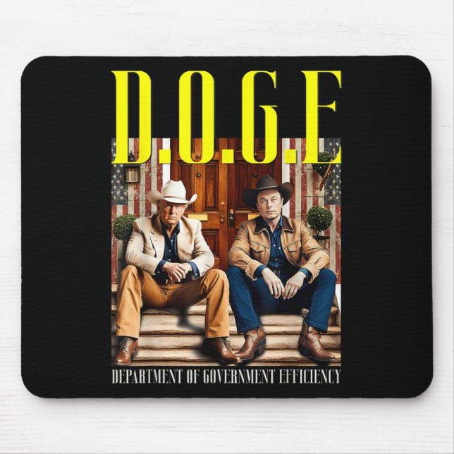 D.o.g.e. Department Of Government Efficiency Tee Mouse Pad (Front)