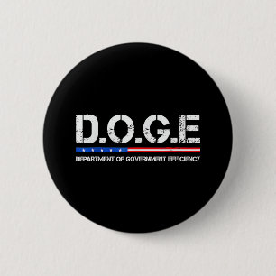 D.o.g.e Doge Department Of Government Efficiency 6 Cm Round Badge