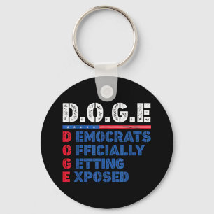 D.o.g.e Doge Department Of Government Efficiency T Key Ring