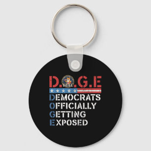 D.o.g.e Doge Department Of Government Efficiency T Key Ring