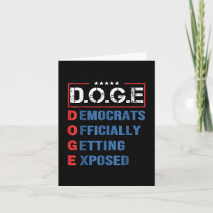 D.o.g.e Doge Department Of Government Efficiency U Card