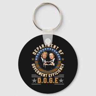 D.o.g.e Doge Department Of Government Efficiency U Key Ring
