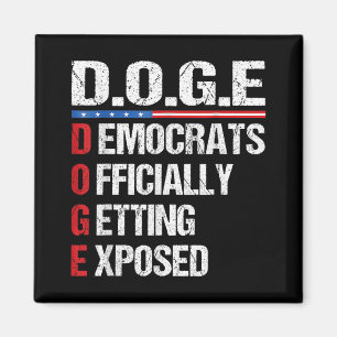 D.o.g.e Doge Department Of Government Efficiency U Magnet