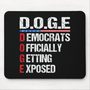 D.o.g.e Doge Department Of Government Efficiency U Mouse Pad