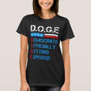 D.o.g.e Doge Department Of Government Efficiency U T-Shirt