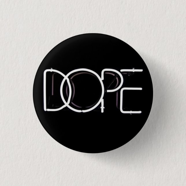 D.O.P.E 3 CM ROUND BADGE (Front)