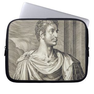 D. Octavius Augustus (63 BC - 14 AD) Emperor of Ro Laptop Sleeve