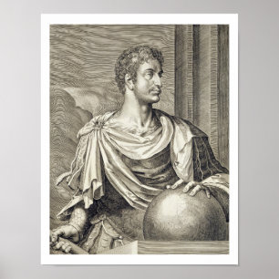 D. Octavius Augustus (63 BC - 14 AD) Emperor of Ro Poster