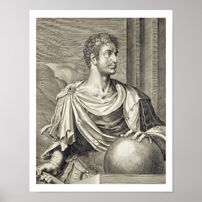D. Octavius Augustus (63 BC - 14 AD) Emperor of Ro Poster (Front)