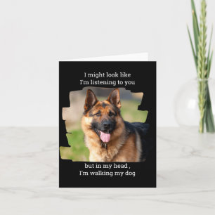 D Pet Photo Funny Dog Dad  Card