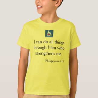 D/R - Philippians 4:13 Quote T-Shirt