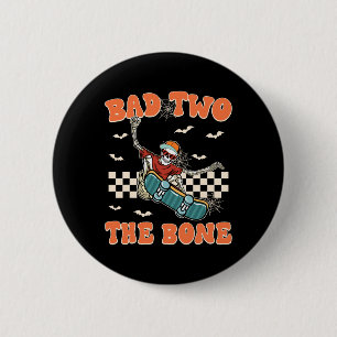 D Two The Bone 2nd Birthday 2 Years Old Boys Hallo 6 Cm Round Badge
